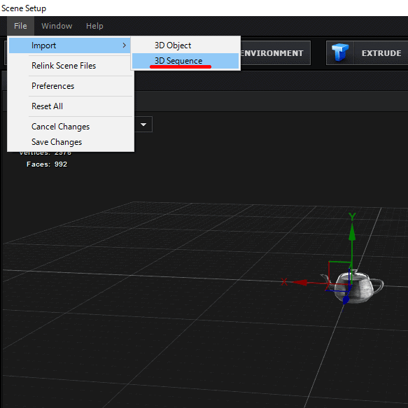 Element 3Dの読み込み画面
