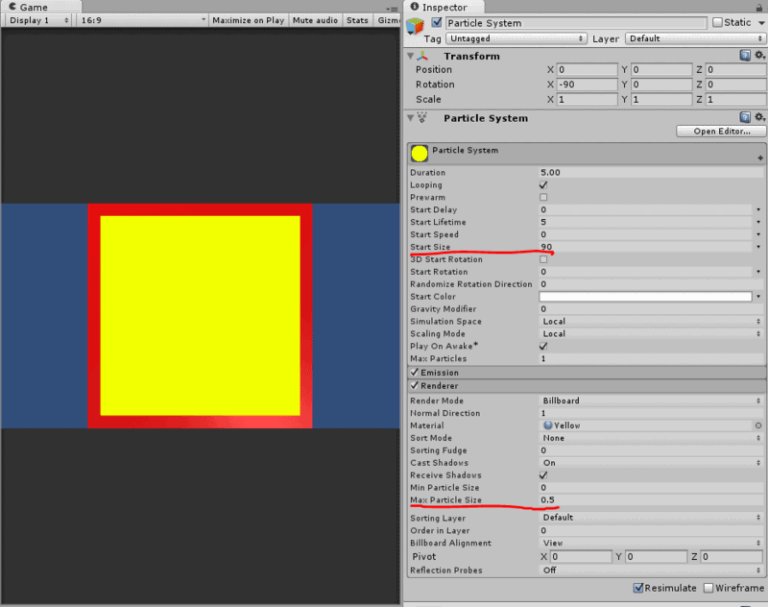 Max Particle Sizeのテスト1