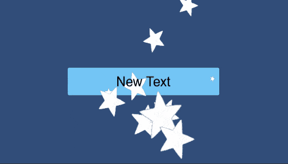 uGUIの前にパーティクルを表示