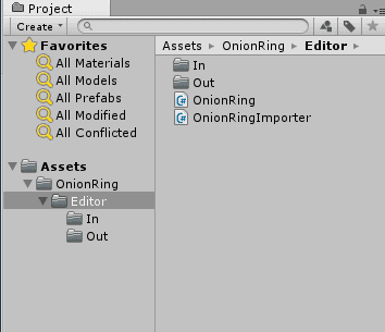 OnionRingのフォルダ構成