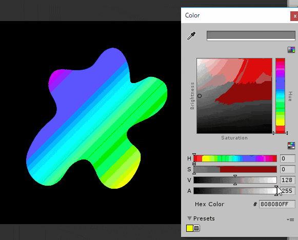 明るさ変更のテスト