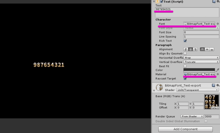 ビットマップフォントの確認