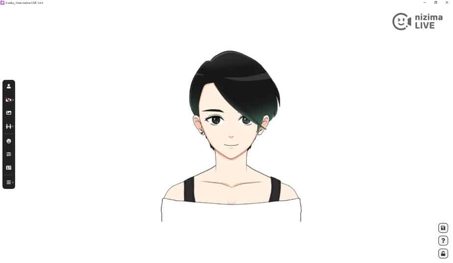 画面上に追加した自作モデルが表示された状態。